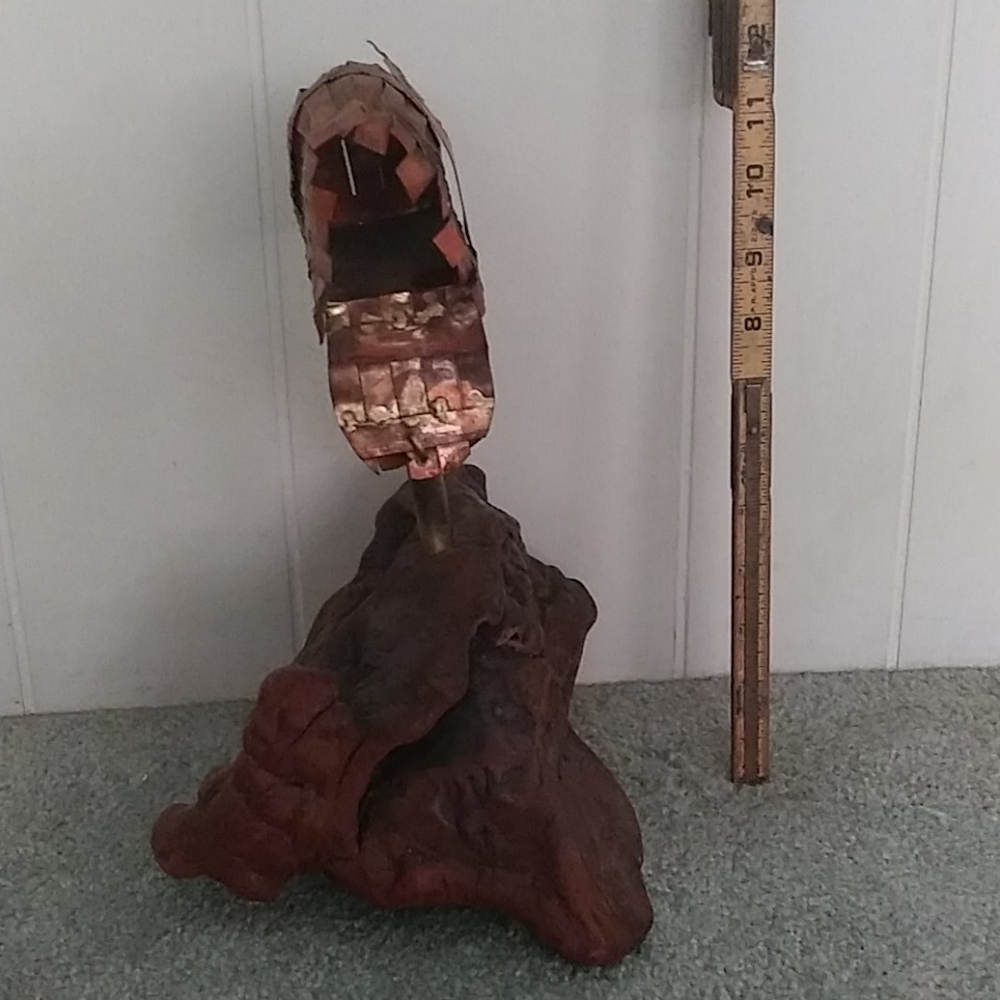 Vintage copper mailbox